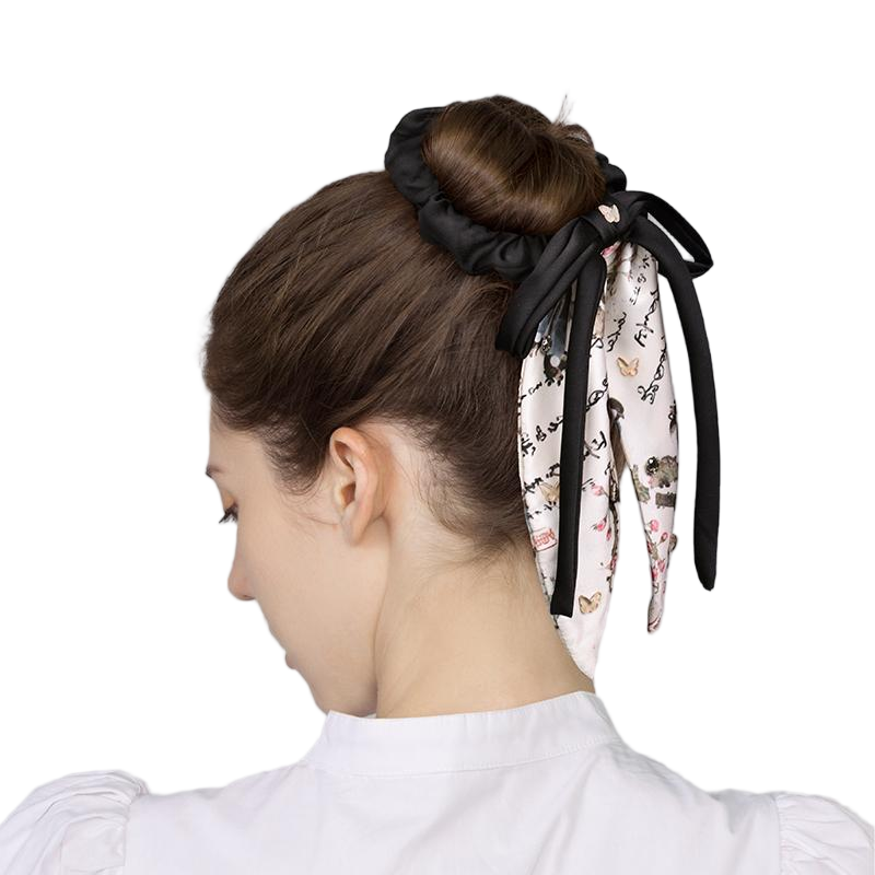 Elegant New Chinese Style Bowknot Hair Tie For Bun, Ponytail & Updo | Decorative Hair Accessory