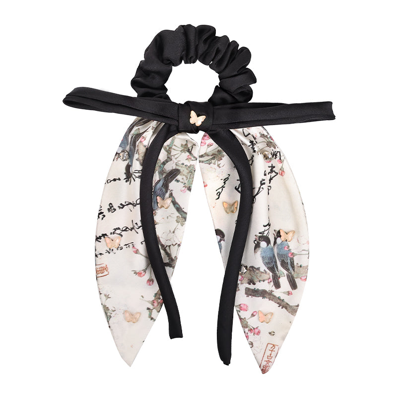 Elegant New Chinese Style Bowknot Hair Tie For Bun, Ponytail & Updo | Decorative Hair Accessory